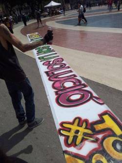 Capçalera de la manifestació de Barcelona