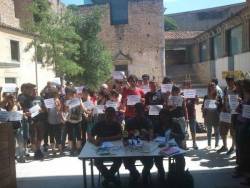 Roda de premsa dels representants dels estudiants