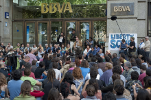 Accions contra els bancs i els desnonaments