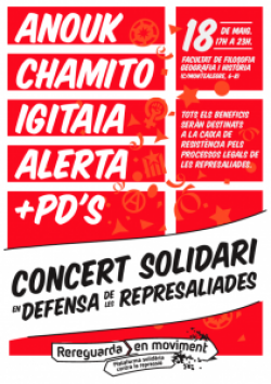 Cartell del concert d'aquest divendres