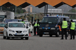 Controls policials a La Jonquera