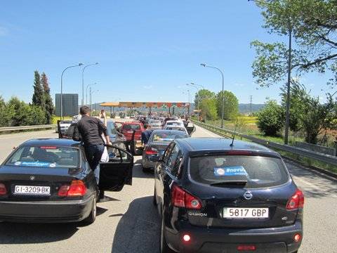 #novullpagar el peatge de Girona Sud