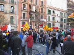 Manifestaci&oacute; anticapitalista a Palma