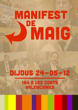 Presentaci&oacute; del Manifest davant de les Corts Valencianes