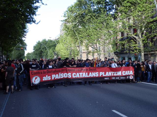 Manifestació 1 de Maig Barcelona