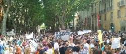 Palma, acampada a la plaça "Islàndia"