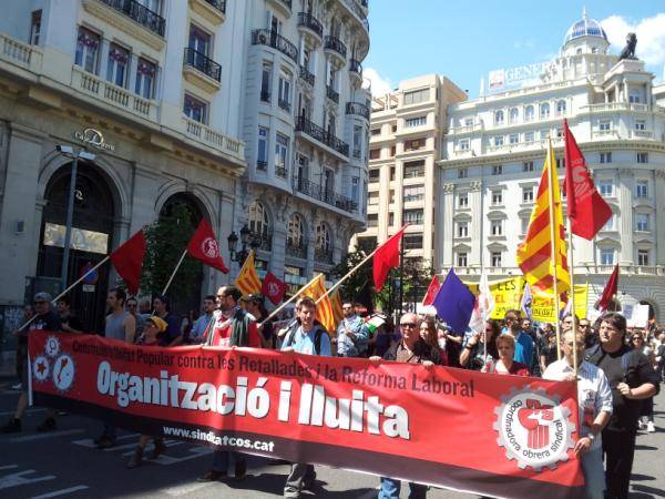 Manifestació a València