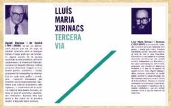 Es presenta el llibre "Tercera via" de Lluís M. Xirinacs