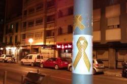 Llaços pel català diferents barris de Palma
