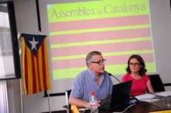 Presentació de l'ANC a València: Jaume Marfany, Consol Barberà, 