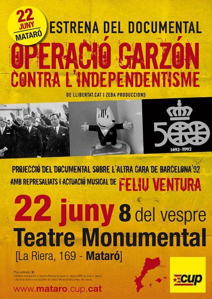 OpGarzón Mataró cartell
