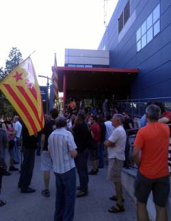 Concentració de suport als detinguts de Badalona