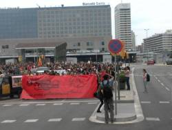 La manifestació ha recorregut els carrers de Sants