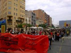 La manifestació ha recorregut els carrers de Sants