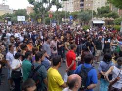 La manifestació ha recorregut els carrers de Sants