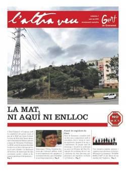 Portada "L'altra veu, número 1" Publicació de Gent de Gramenet