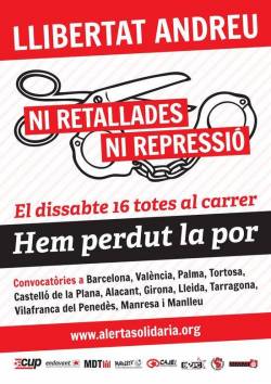 Cartell amb les mobilitzacions descentralitzades