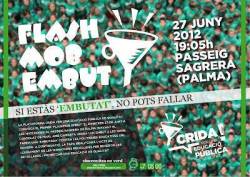 Cartell del Flashmob de l'embut a Palma