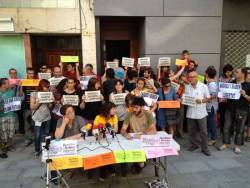 El grup de suport demana l'alliberament dels dos joves en presó preventiva