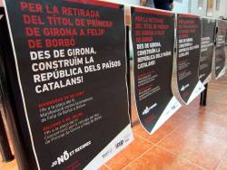 Girona celebrarà una setmana de lluita contra la monarquia