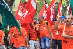 Manifestació dels treballadors del Celsa Atlantic de Vitòria