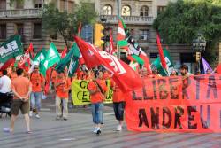 Manifestació dels treballadors del Celsa Atlantic de Vitòria