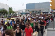 La manifestació ha recorregut els carrers de Sants