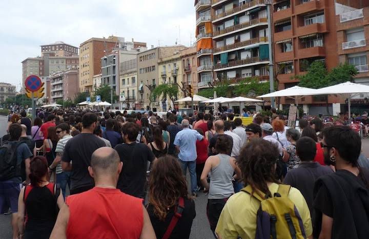 La manifestació ha recorregut els carrers de Sants