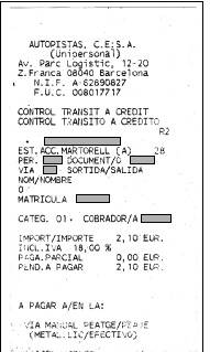 "No puc pagar" o "No tinc diners", davant la qual el colapse dels peatges es multiplicarà per 100 i impossibilitarà la persecució jurídica dels conductors insubmissos.