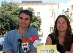 Xavier Safont-Tria i Clara Sanchez, portaveus de la CUP