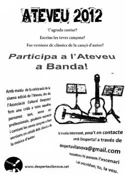 Cartell de l'Ateveu a banda