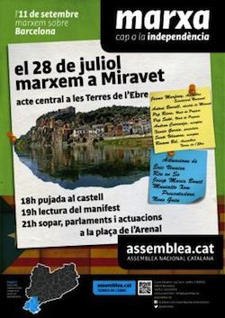 Actes de la Marxa a Miravet