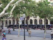 Antiavalots a la manifestació de Barcelona