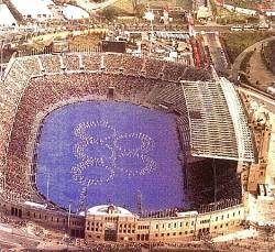 L'Estadi Lluís Companys: indret dels fastos de la inaguració dels JJOO