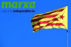 L'estelada penjada als balcons dels Ajuntaments