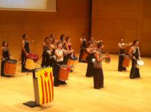 La banda de percussi&oacute; Bloc Quilombo