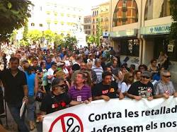 Manifestació a Reus FOTOT: Pobleviu.cat