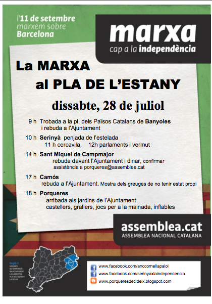La Marxa al Pla de l'Estany