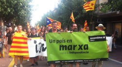 La Marxa cap a la Independència a la Jonquera