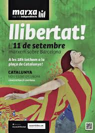 Cartell de la manifestació de l'11-S a Barcelona de l'ANC