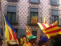 La Marxa cap a la Independència a la Jonquera