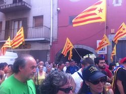 La Marxa cap a la Independència a la Jonquera