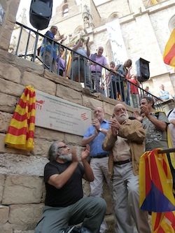 Placa en honor als marxaires del 1976