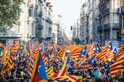 11-S: Manifestació massiva a Barcelona