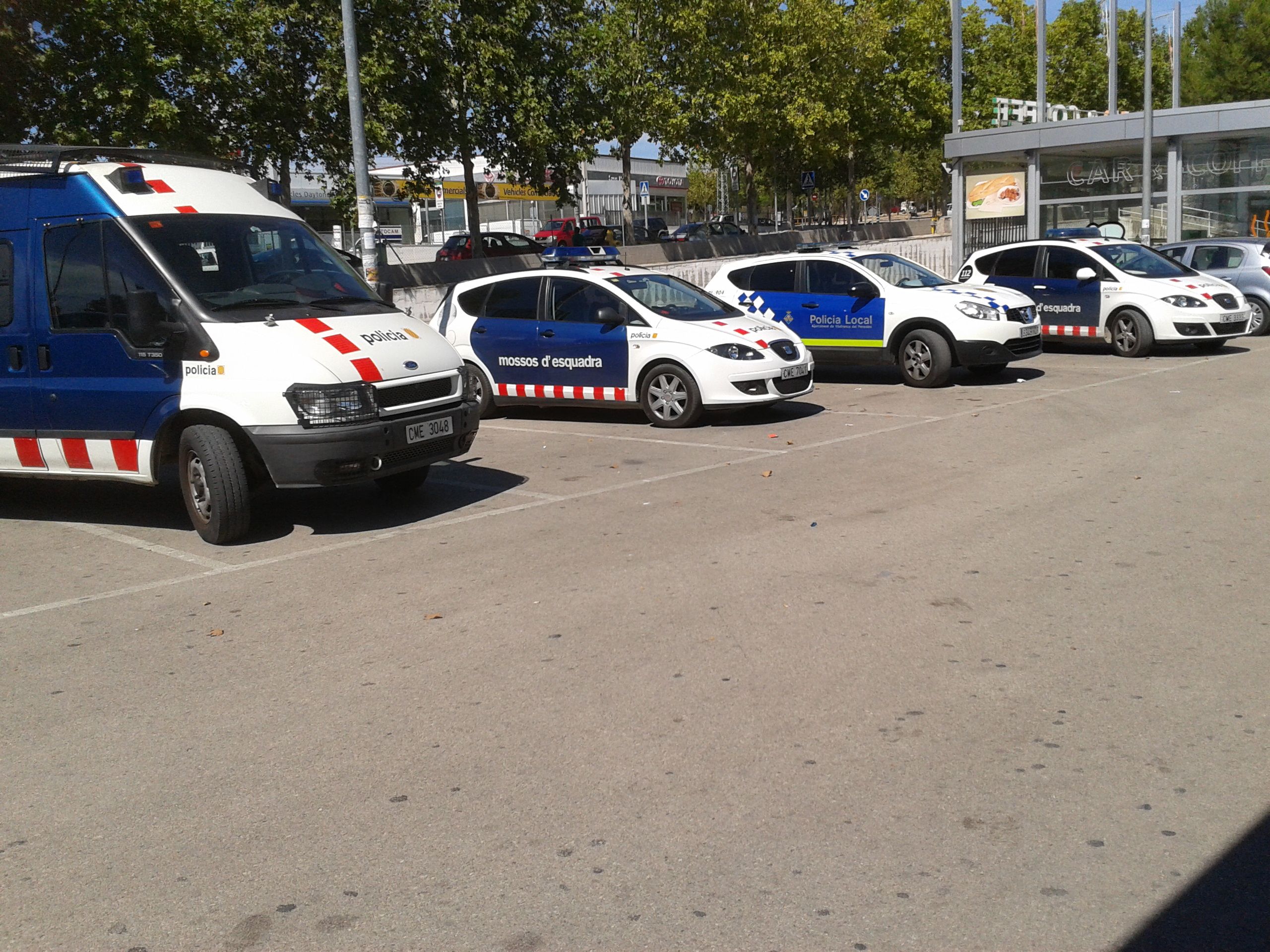 Acció d'expropiació d'aliments a Vilafranca del Penedès