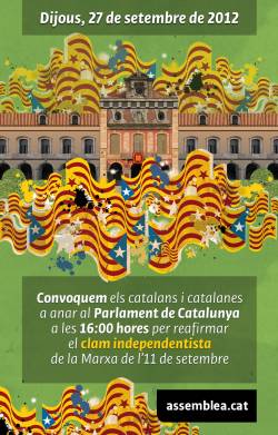 L?ANC, davant del Parlament per refermar el clam independentista de l?11S