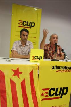 Cuadra amb el regidor de la CUP Xavier Safont-Tria