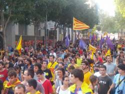 Manifestació de l'Esquerra Independentista