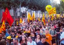 Manifestació de l'Esquerra Independentista