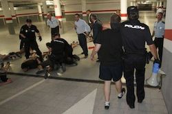 Repressió policial durant visita de Fabra a la UJI
